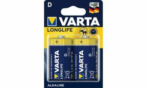 VARTA Alkaline Batterie LONGLIFE, Mono (D/LR20) (3060888)