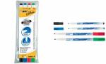 BIC Whiteboard-Marker Velleda 1721, Rundspitze, 4er Etui...