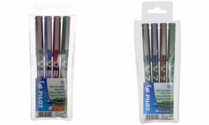 PILOT Tintenroller Hi-Tecpoint V5, 4er Etui, farbig sortiert (33139810