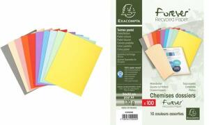 EXACOMPTA Aktendeckel FOREVER 180, DIN A4, kanariengelb (335135200)