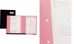 emey Unterschriftenmappe Double-Cl ip, 20 Fächer, schwarz (335171400)