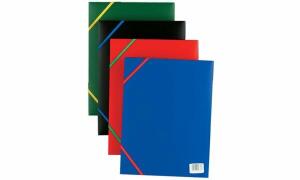 ELBA Eckspannermappe Standard, DIN A4, aus PP, schwarz (335181100)