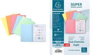 Aktendeckel SUPER 60, DIN A4, 60 g/qm, sortiert 3288588500007