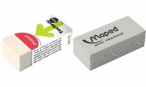 Maped Kunststoff-Radierer Technic 3 00, Karton-Schutzhülse (339451600)