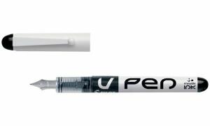PILOT Einweg-Füllhalter V-Pen, Fede rbreite: 0,5 mm, blau (5040275)