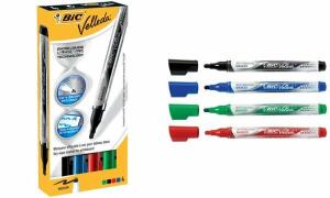 BIC Whiteboard-Marker Velleda Liqui d Ink, 4er Etui (5103531)