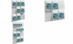 helit Wanddisplay the clearly, 9 x DIN A4 hoch, glasklar...