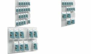 helit Wanddisplay the clearly, 12 x DIN lang + 6 x DIN A4 (5125170)