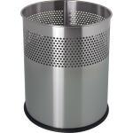 helit Edelstahl-Papierkorb the dot , 15 Liter, silber...