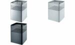 helit Stahl-Papierkorb the dot, 1 8 Liter, mittelgrau...