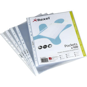 REXEL Prospekthülle Top Quality, A5 , PP, glasklar, 0,08 mm (51300063)
