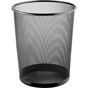helit Papierkorb the circle networ k, 15 Liter, schwarz (5170355)