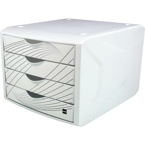 helit Schubladenbox the chameleon , Dekor white queen (5170391)