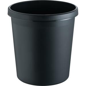 helit Papierkorb the german, 30 L iter, PE, schwarz (5171008)