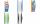 helit 4er Wand-Prospekthalter the arc, DIN A5 hoch,schwarz (5171051)