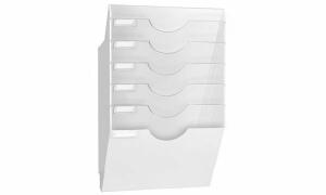 CEP Wandprospekthalter CepExpo, DIN A4, 6 Fächer, weiss (52535178)
