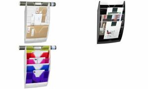 CEP Wand-Prospekthalter Happy, DIN A4, 5 Fächer, bunt (52535179)