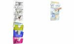 CEP Wandprospekthalter ICE 3er Set, DIN A4, 1 Fach,...