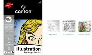 CANSON Manga Block, DIN A3, 250 g/q m (5297247)