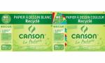 CANSON Zeichenpapier Recycling, wei ß, 240 x 320...
