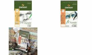 CANSON Zeichenpapier-Spiralblock C  à grain, A4, 125 g/qm (5297868)