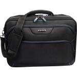 LiGHTPAK Notebook-Tasche LIMA, Po lyester, schwarz (5317562)
