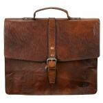 PRIDE&SOUL Aktentasche JAYDEN, Le der, braun (5317832)