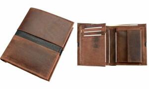 Alassio Geldbörse, Leder, dunkelbra un, Hochformat (5317864)