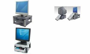 Fellowes Monitorständer Premium Plu s, schwarz (5391695)