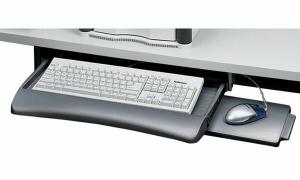 Fellowes Tastaturschublade mit Maus ablage, graphit (5393804)