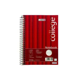 LANDRÉ  Notebook "College" A5, 160 Blatt, 70 g/m², Lineatur 22 (kariert)