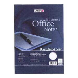 LANDRÉ Kanzleipapier "Office", A3/A4 gefalzt, 80 g/m², liniert mit Rand links und rechts, 250 Bogen pro Packung