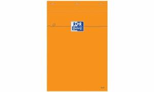 Oxford Notizblock, 210 x 315 mm, bl anko, 80 Blatt, orange (5401509)