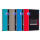 Oxford Studium A4+ Polypropylen doppelspiralgebundenes Organiserbook, 5 mm kariert, 80 Blatt, sortierte Farben, SCRIBZEE® kompatibel