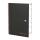 OXFORD "Office Black n Red" Spiralbuch A4 liniert, 70 Blatt, mit mattem Hardcover, roter Doppelspirale, seidenglattes, hochweißes Optik Paper, schwarz/rot, 5er-Packung