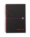 Office Black n Red Spiralbuch A5 kariert, 70 Blatt,...