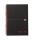 Office Black n Red Spiralbuch A5 kariert, 70 Blatt, Hardcover, 5er