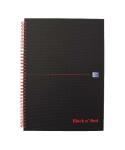 OXFORD "Office Black n Red" Spiralbuch A5...