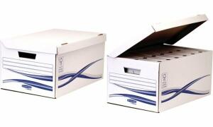 Fellowes BANKERS BOX Basic Archiv-K lappdeckelbox Maxi, blau (5460502)