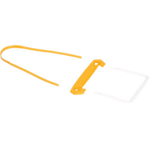 Fellowes Bankers Box Archivclip Tube Clip - Kunststoff, weiß/gelb, 100er Pack