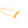 Fellowes Bankers Box Archivclip Tube Clip - Kunststoff, weiß/gelb, 100er Pack