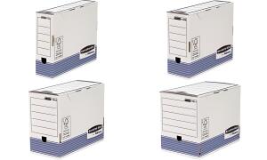 Fellowes BANKERS BOX SYSTEM Archiv- Schachtel, blau, (B)200mm