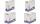 Fellowes BANKERS BOX SYSTEM Archiv- Schachtel, blau, (B)200mm (55099943