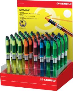 Stabilo Textmarker NAVIGATOR Display M Display 32 ST/5 Farben
