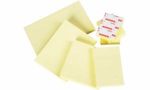 Kores Haftnotizen notes, 125 x 75 mm, blanko, gelb (5608605)