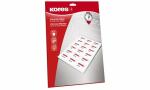Kores Universal-Etiketten, 70 x 42, 3 mm, weiß, 25...