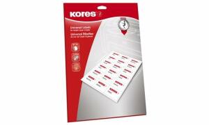 Kores Frankier-Etiketten, 160 x 45 mm, weiß, doppelt (5620405)