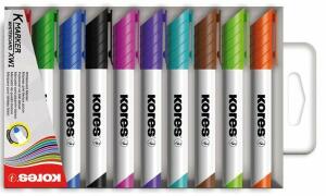 Kores Whiteboard-Marker K MARKER XW 1, Rundspitze, 10er Etui (5620800)