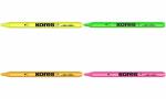 Kores Textmarker-Pen, Keilspitze: 0 ,5 - 3,5 mm, orange...