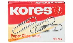 Kores Büroklammern, 25 mm, verzinkt (5643010)